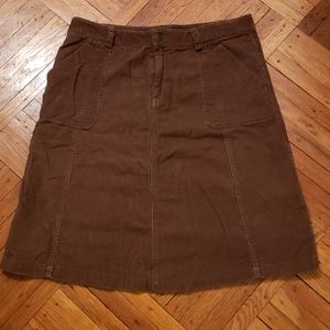 Eddie Bauer corduroy skirt size 8
